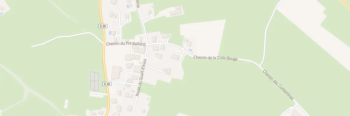 Plan du 108 Che de la Croix Rouge à Marcellaz