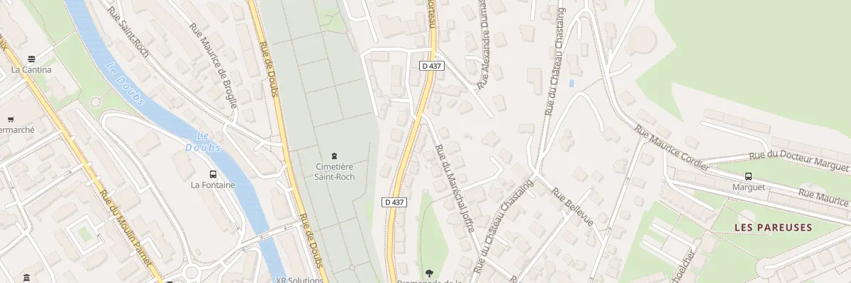 Plan du 30 Rue de Morteau à Pontarlier