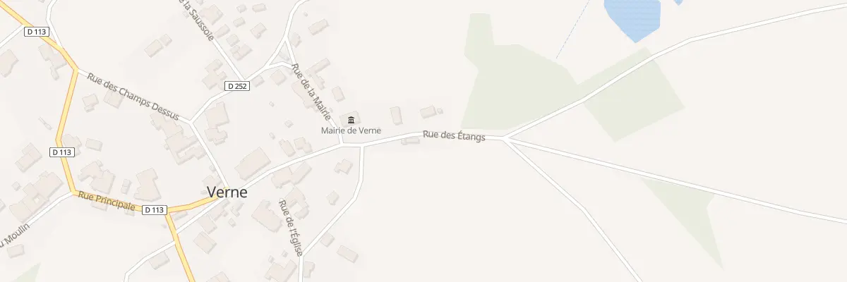 Plan du 9 Rue des Etangs à Verne