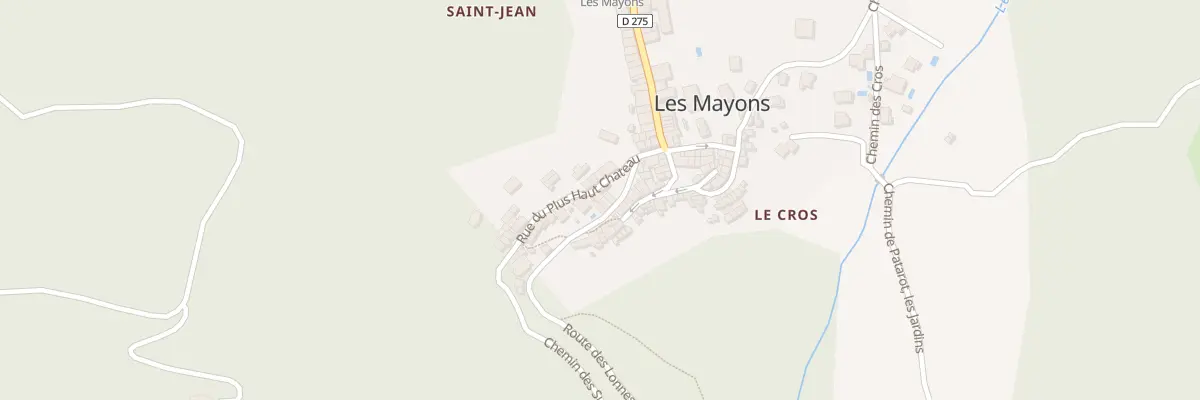 Plan du 5046 Pl Jean Aicard aux Mayons
