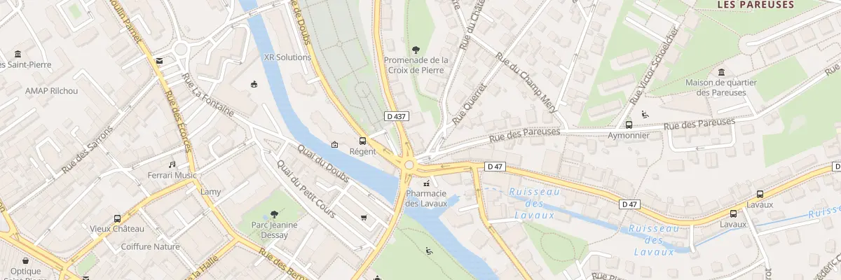 Plan du 2 Rue de Morteau à Pontarlier