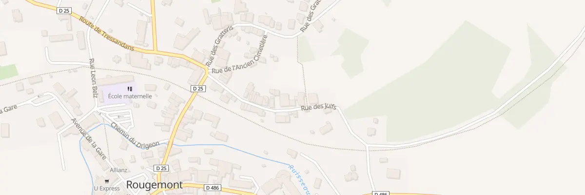 Plan du 21 Rue des Juifs à Rougemont