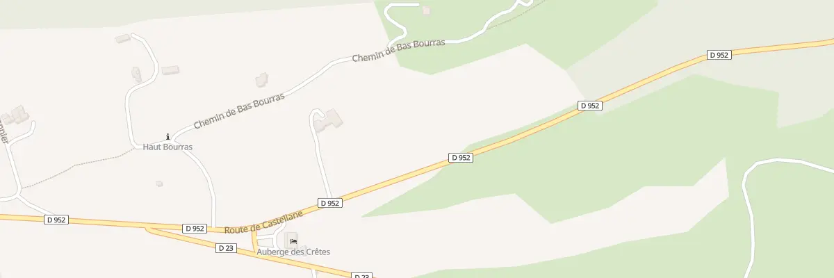 Plan du 7168 Haut Bourras à La Palud-sur-Verdon
