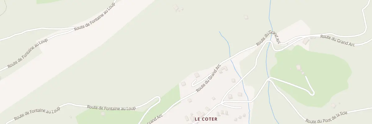 Plan du 5191 Sur le Coter à Montsapey