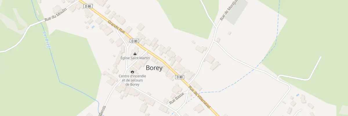 Plan du 12 Grande Rue à Borey