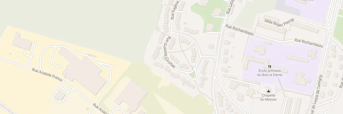 Plan du 19 Rue Gustave Courbet à Luxeuil-les-Bains