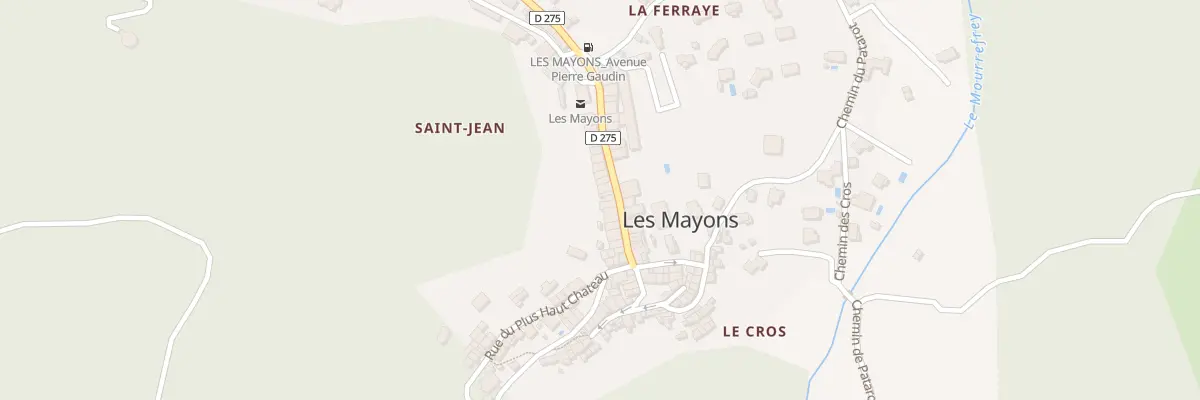Plan du 5086 Rue Grande aux Mayons