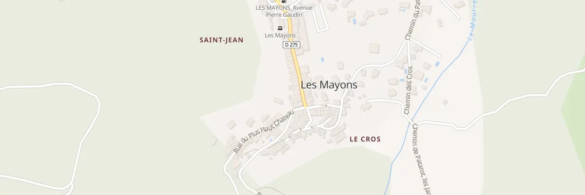 Plan du 5081 Rue Grande aux Mayons