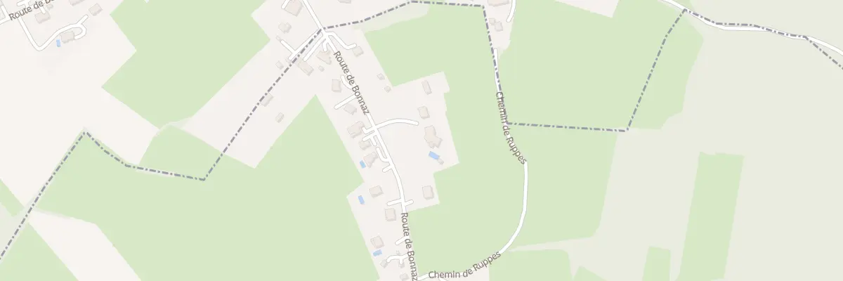 Plan du 358 Rte de Bonnaz à Marcellaz