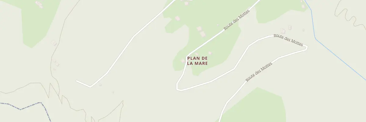 Plan du 344 Rte des Mottes à Monthion
