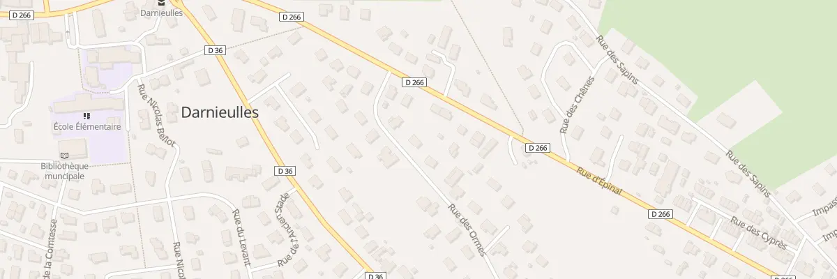 Plan du 111 Rue des Ormes à Darnieulles