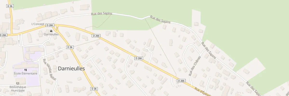 Plan du 369 Rue d’Epinal à Darnieulles