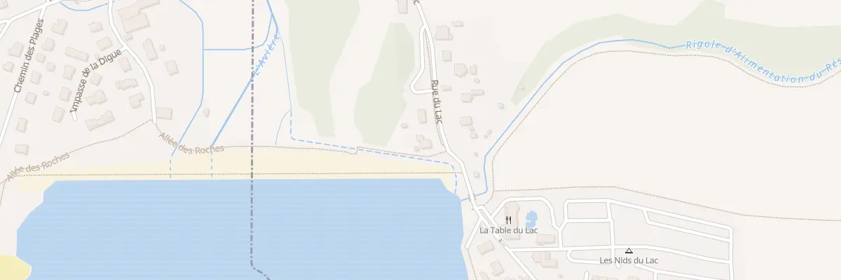 Plan du 10 Rue du Lac à Sanchey