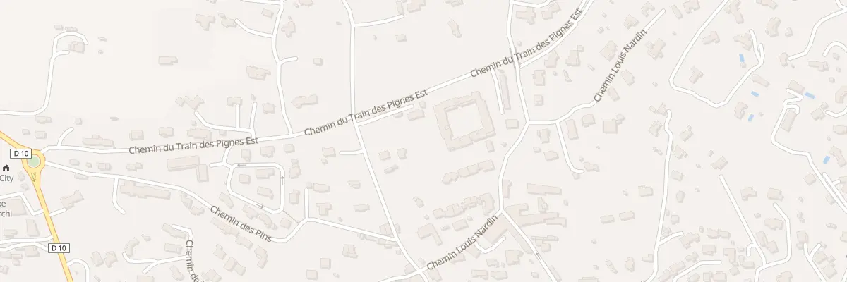 Plan du 500 Che du Train des Pignes Est à Lorgues
