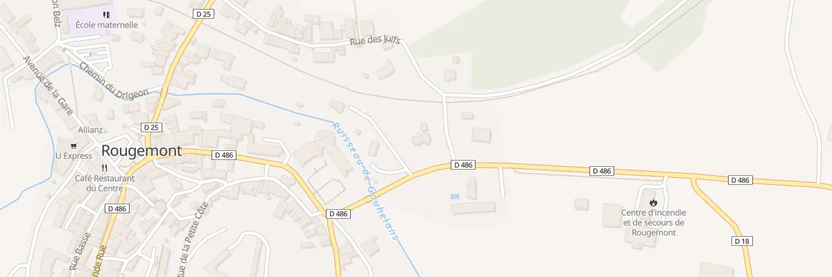 Plan du 5 Rte de Cuse à Rougemont