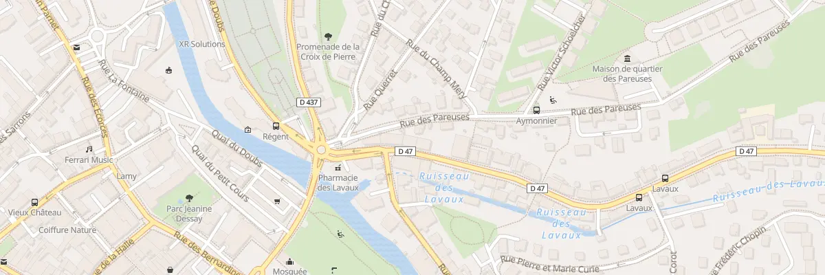 Plan du 5 Rue des Lavaux à Pontarlier