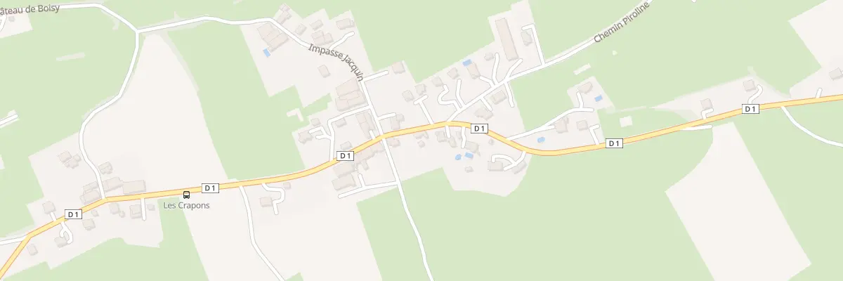 Plan du 1438 Rte des Crapons à Ballaison