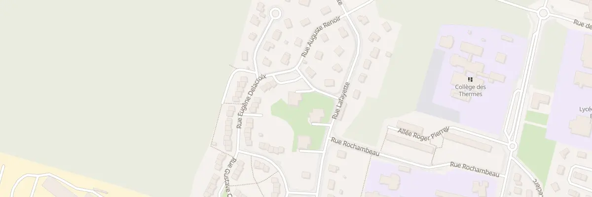 Plan du 24 Rue Eugene Delacroix à Luxeuil-les-Bains