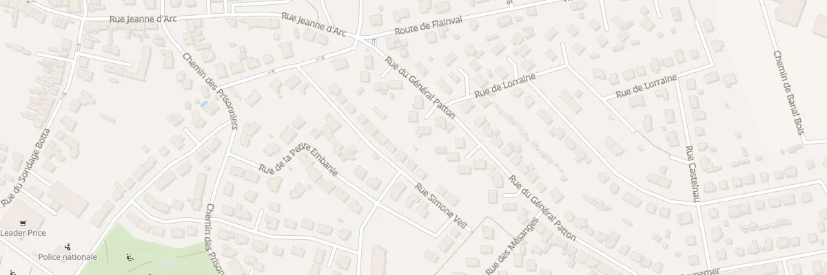 Plan du 14 Rue General Patton à Dombasle-sur-Meurthe