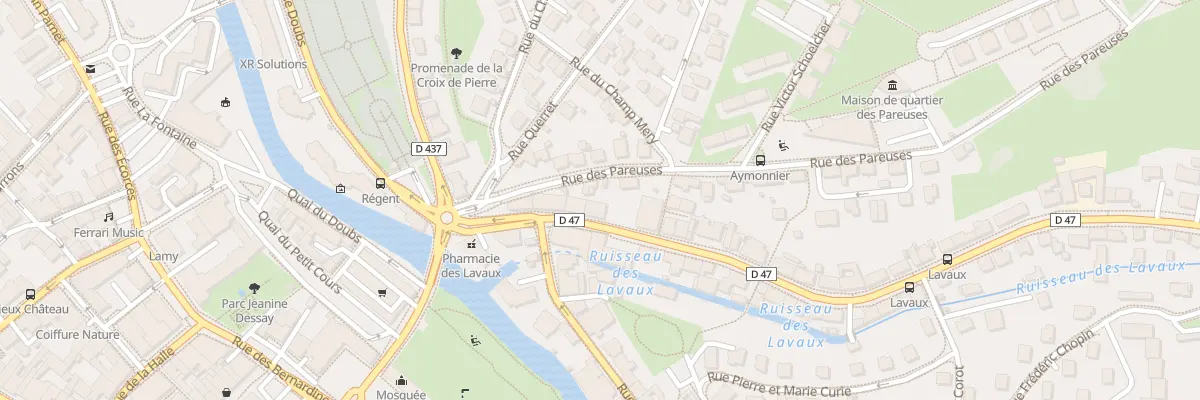 Plan du 7 Rue des Lavaux à Pontarlier