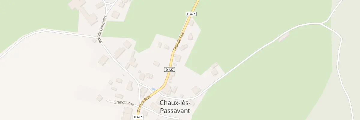 Plan du 34 Vc Grande Rue à Chaux-lès-Passavant