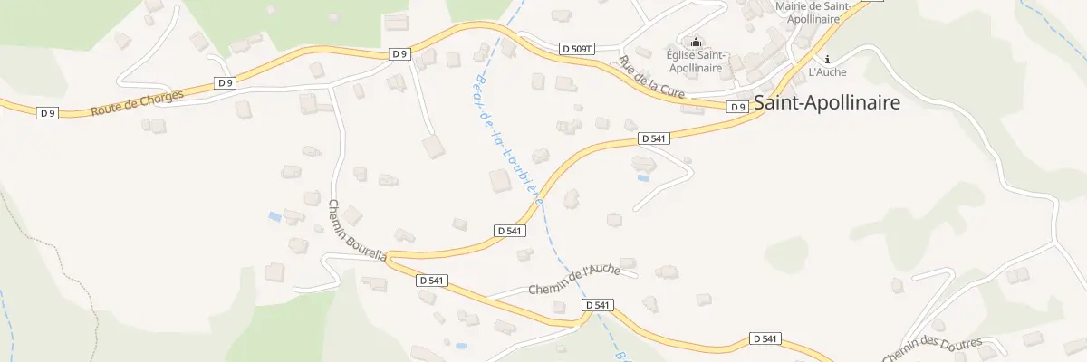 Plan du 198 Rte de Savines Le Lac à Saint-Apollinaire
