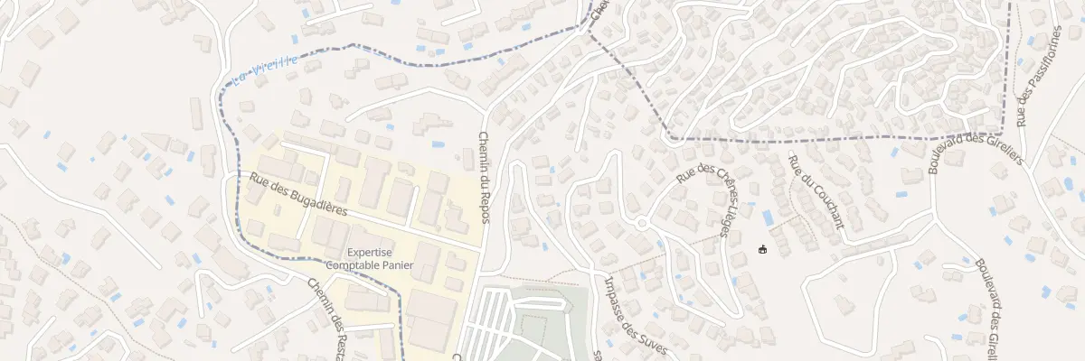 Plan du 5 Rue des Chênes Lièges au Lavandou