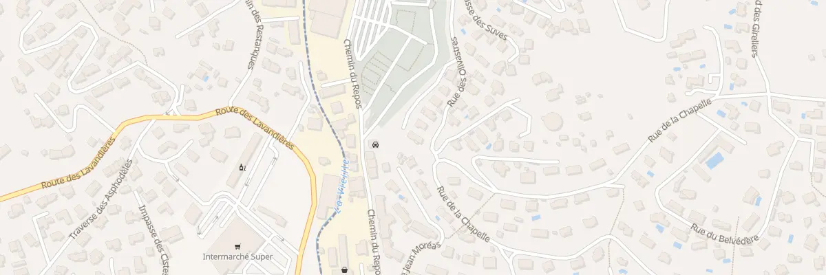 Plan du 12 Rue des Olivastres au Lavandou