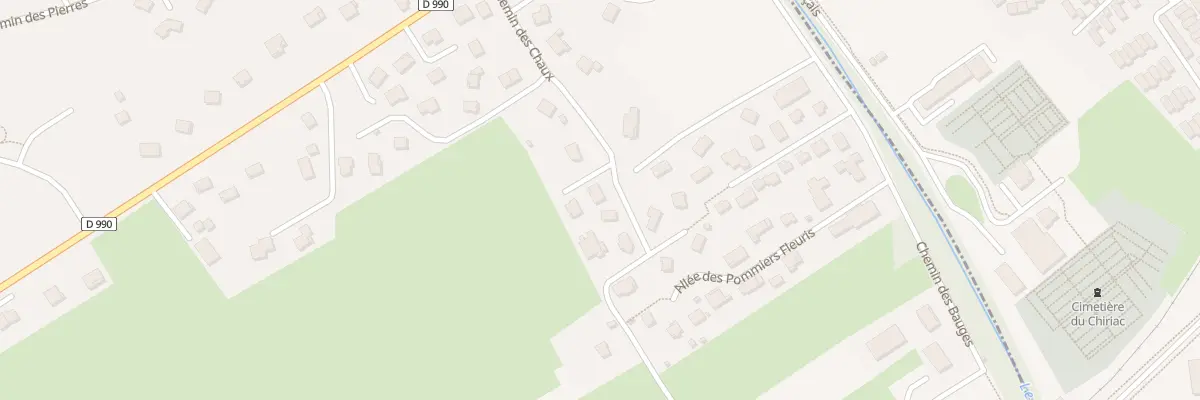 Plan du 252 Che des Chaux à Gilly-sur-Isère