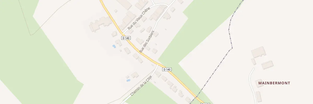 Plan du 2 Rue des Mirabelliers à Romain