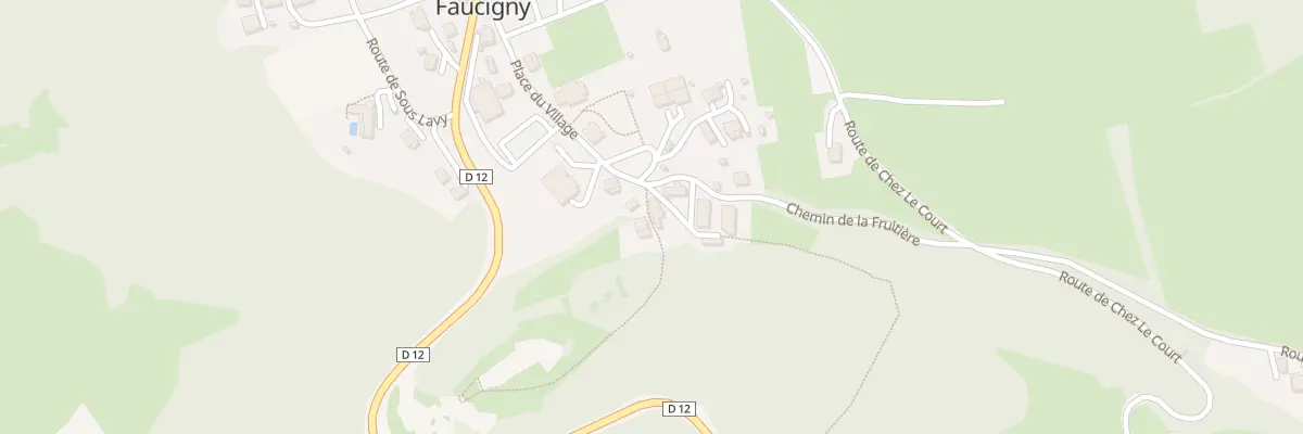 Plan du 29 Mte du Château à Faucigny