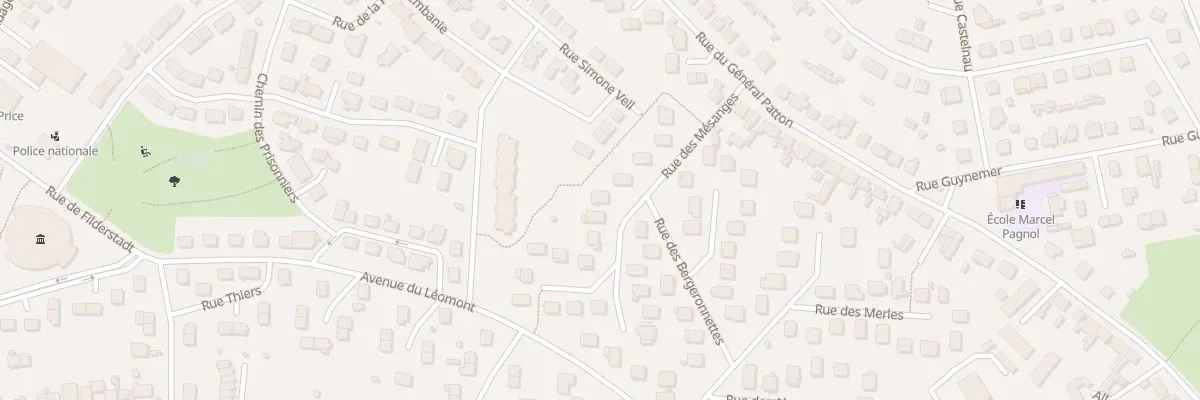 Plan du 10 Rue des Mésanges à Dombasle-sur-Meurthe