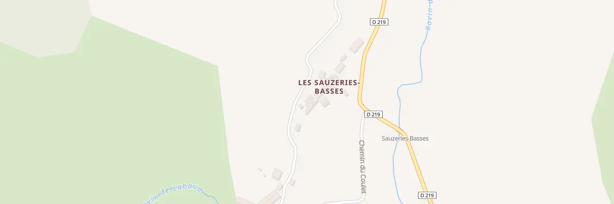 Plan du 116 Che du Ham des Sauzeries Basse à Clumanc