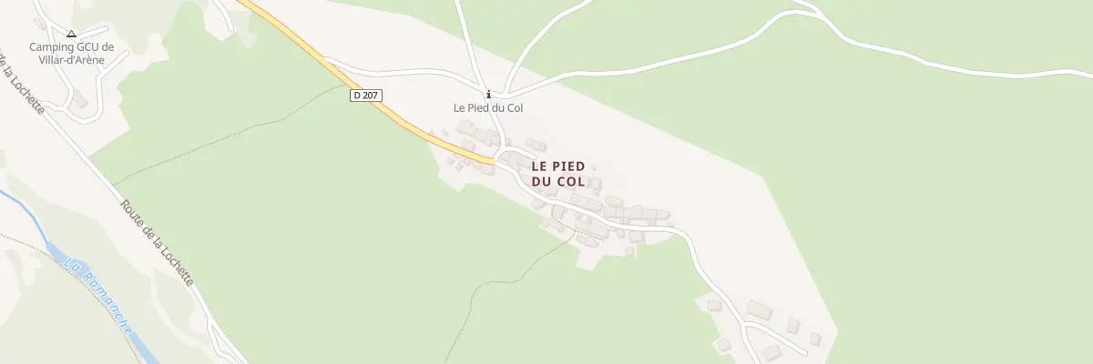 Plan du 5197 Pied du Col à Villar-d’Arêne