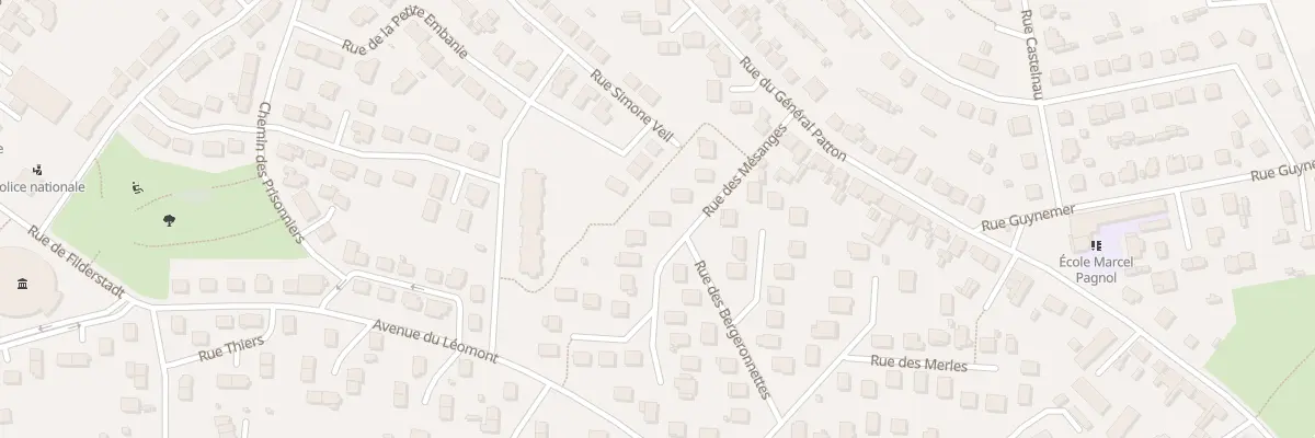 Plan du 8 Rue des Mésanges à Dombasle-sur-Meurthe