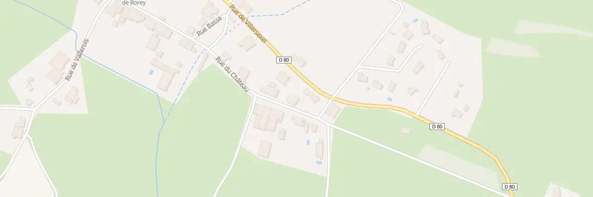 Plan du 15 Rue du Château à Borey