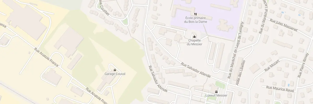 Plan du 17 Rue Salvador Allende à Luxeuil-les-Bains