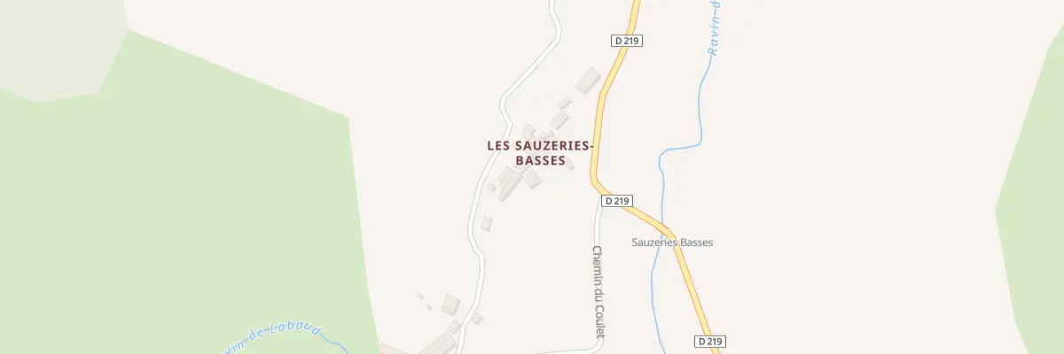 Plan du 5003 Ham des Sauzeries Basses à Clumanc