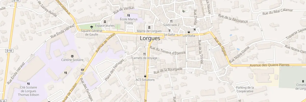 Plan du 11 Av Allongue à Lorgues