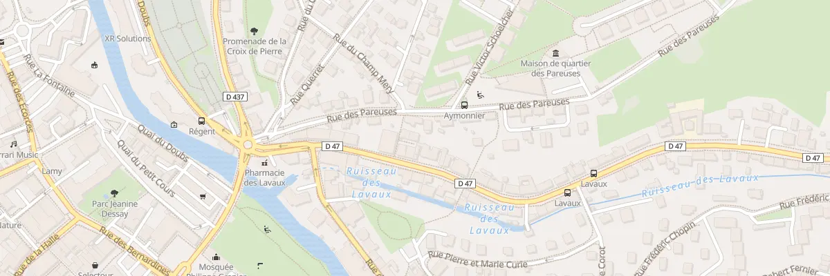Plan du 13T Rue des Lavaux à Pontarlier