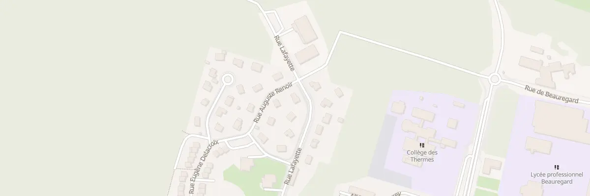 Plan du 17 Rue Lafayette à Luxeuil-les-Bains
