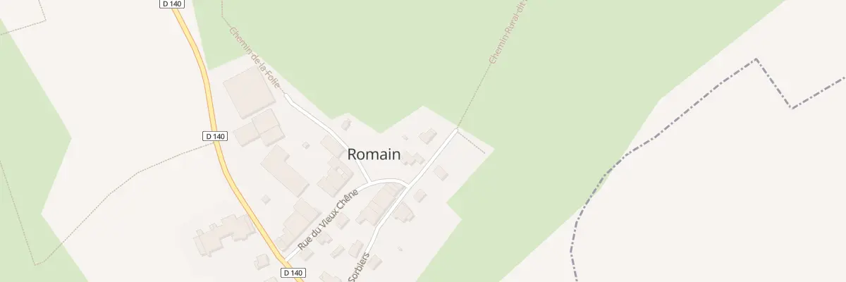 Plan du 9 Rue des Sorbiers à Romain