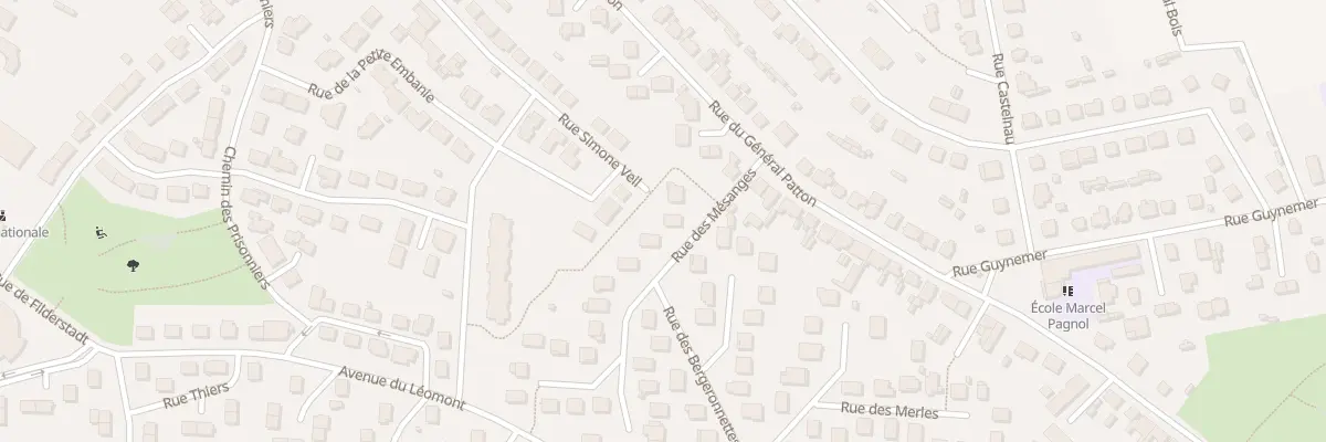 Plan du 4 Rue des Mésanges à Dombasle-sur-Meurthe