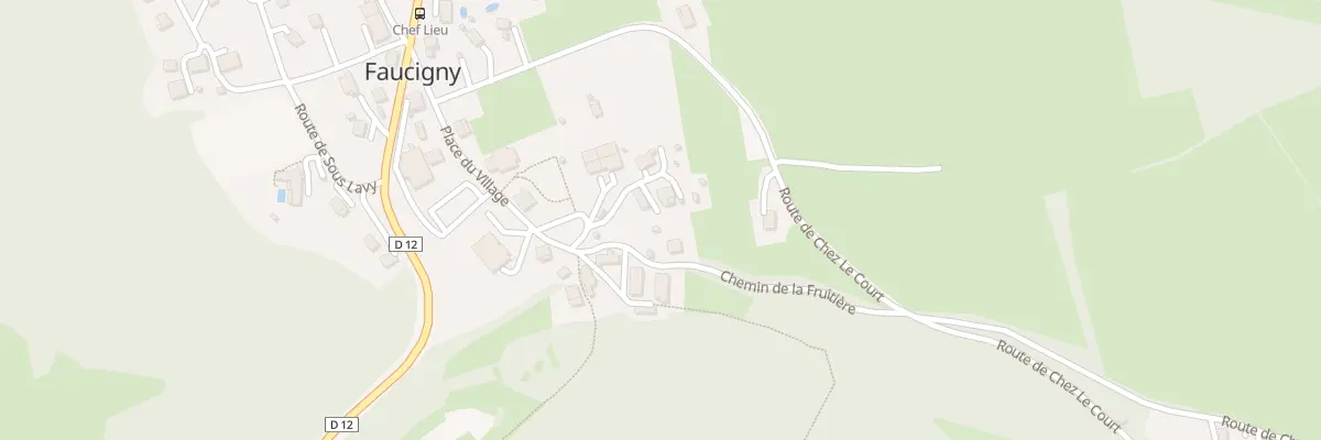 Plan du 77 Che de la Fruitière à Faucigny