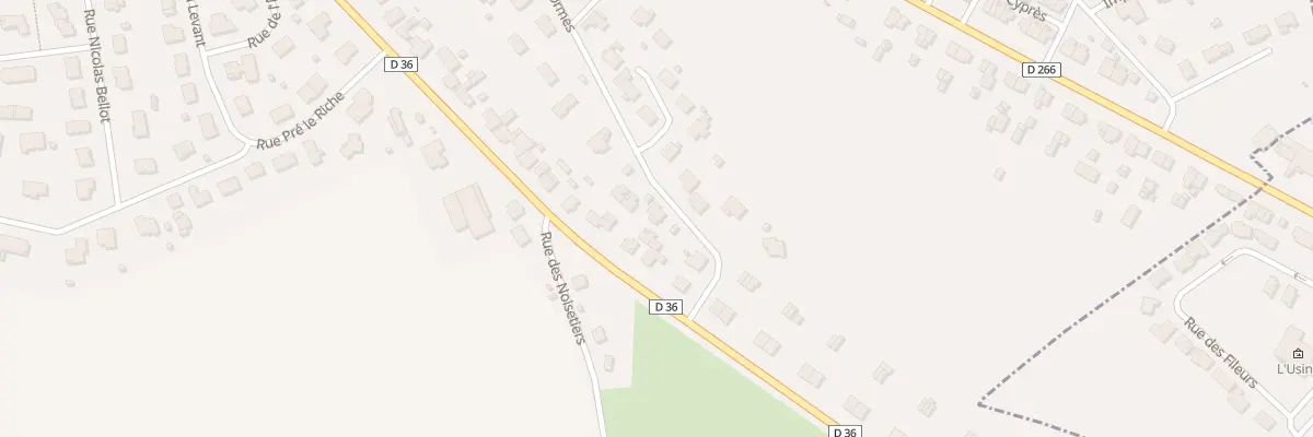 Plan du 408 Rue des Ormes à Darnieulles