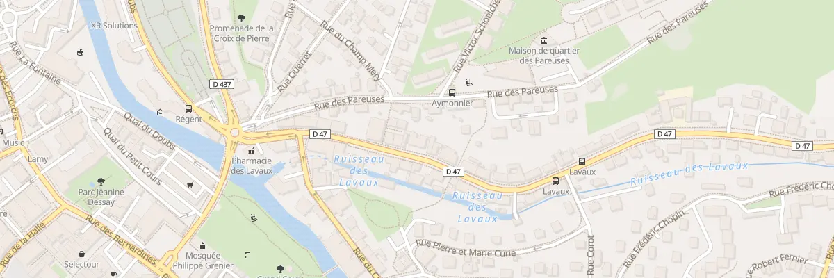 Plan du 17 Rue des Lavaux à Pontarlier