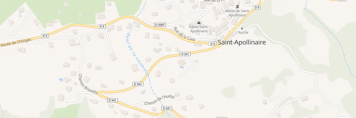 Plan du 2127 L’Auche à Saint-Apollinaire