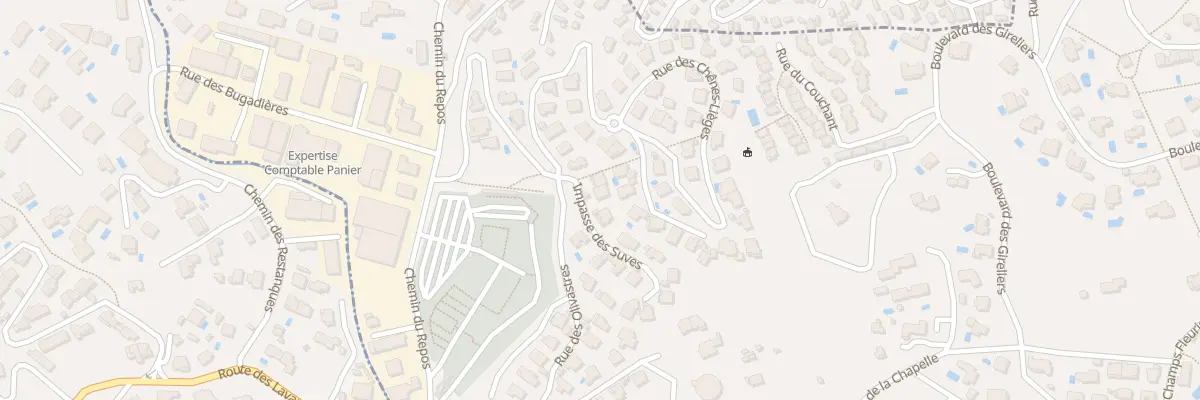 Plan du 15 Rue des Chênes Lièges au Lavandou