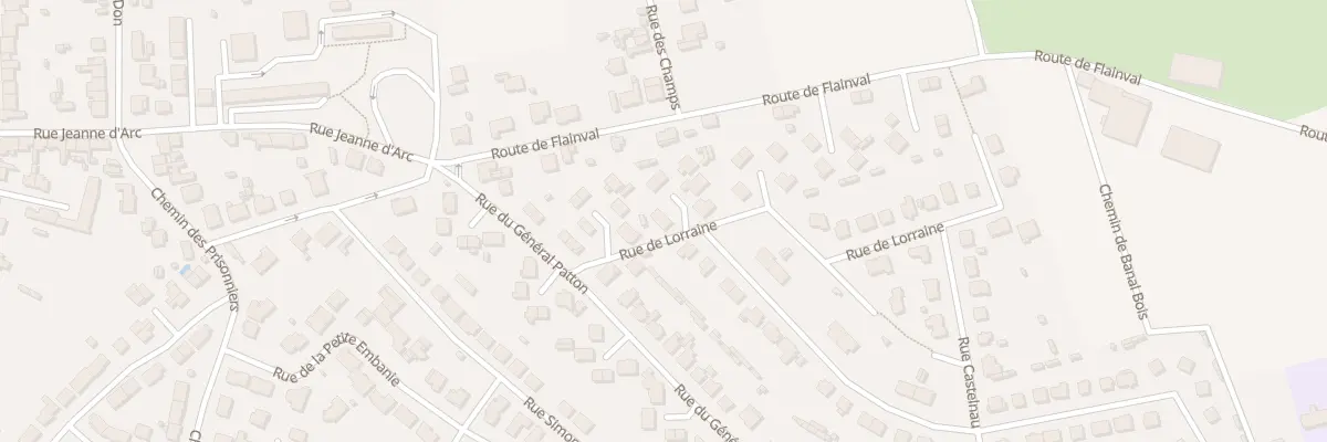 Plan du 11 Rue de Lorraine à Dombasle-sur-Meurthe