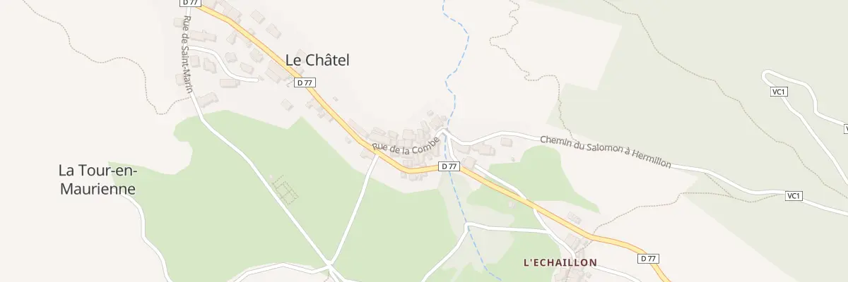 Plan du 83 Rue de la Combe à La Tour-en-Maurienne